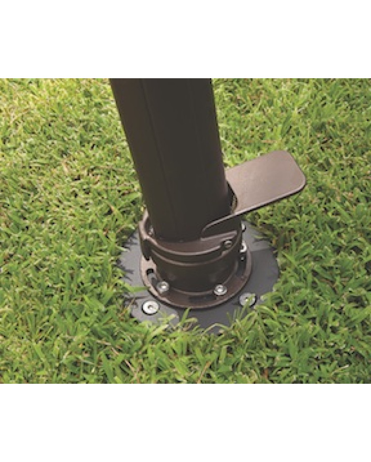 Cantilever Umbrella Concrete Mount without a Bulky Base Patio